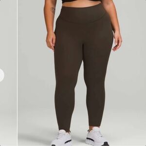 Lululemon Base Pace High-Rise Tight 25" Dark Olive